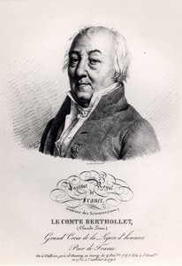 Grev Claude Louis Berthollet (1748-1822)